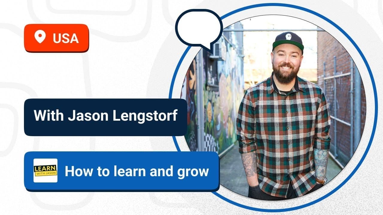 🚀🇺🇸 How to Learn and Grow with Jason Lengstorf